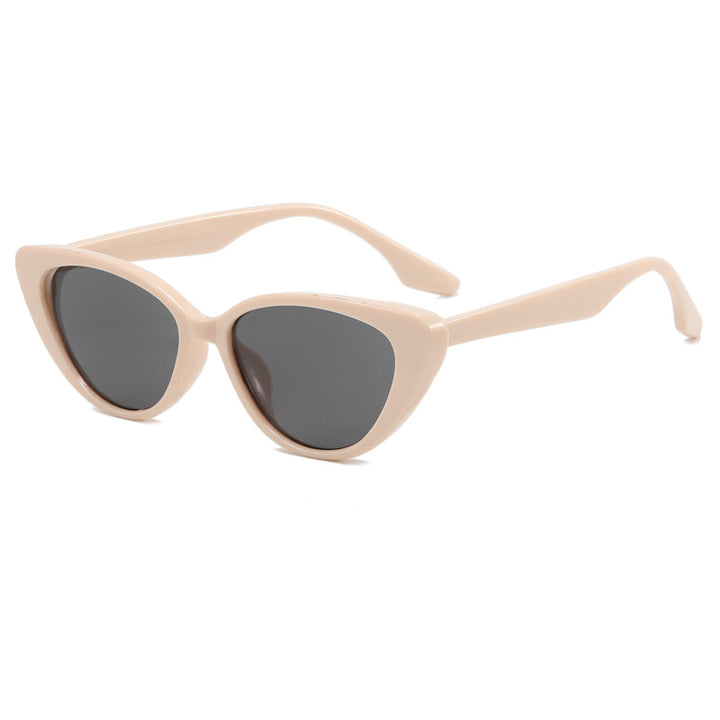 Damen modische Cat-Eye Sonnenbrille mit UV-Schutz und edlem Rahmen Karnz