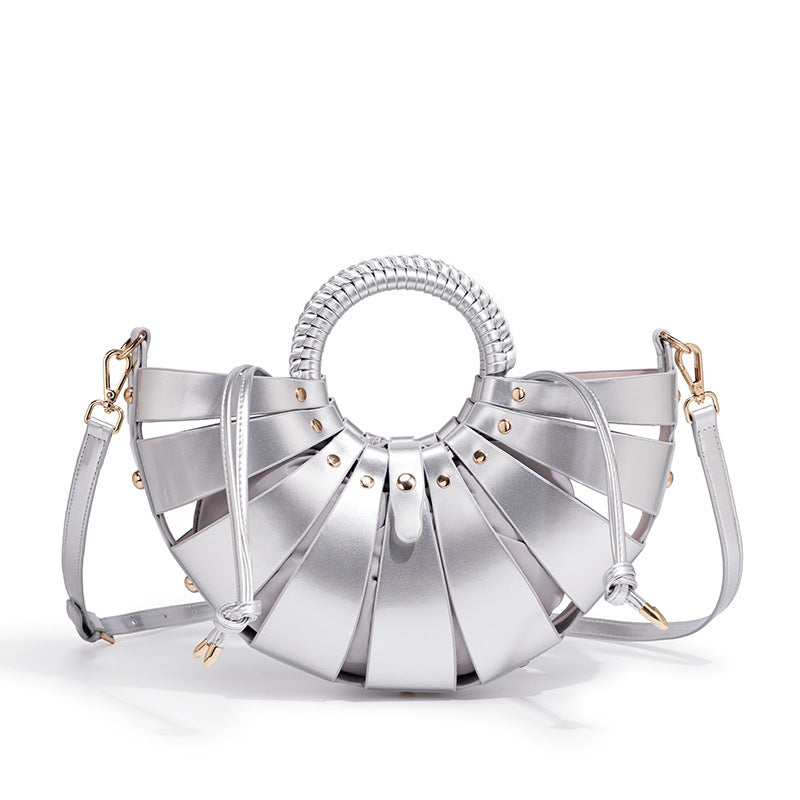 Elegante fächerförmige Handtasche Karnz