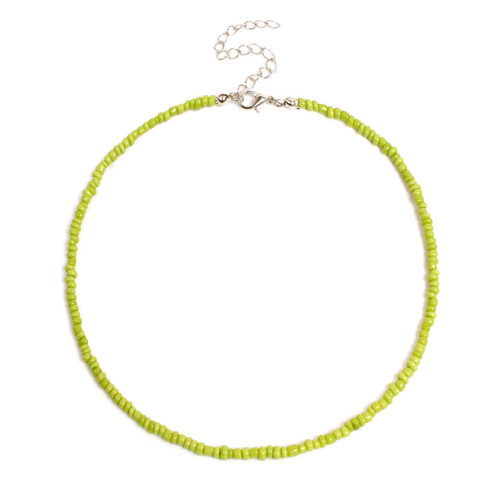 Buntes Perlen-Choker-Halsband Karnz