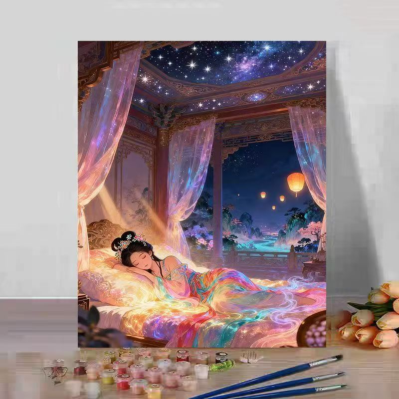 Fantasy Landschaft Malen nach Zahlen Kunstset Karnz