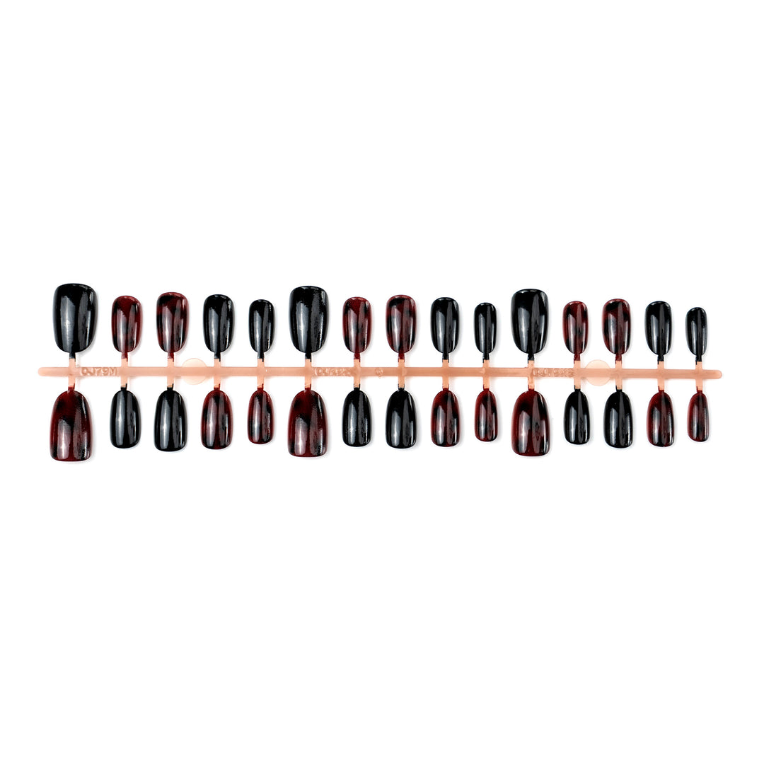 Premium Künstlerische Press-On Nail Set