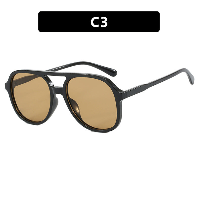 Damen Sonnenbrille mit elegantem Schildkrötenmuster und UV-Schutz Karnz