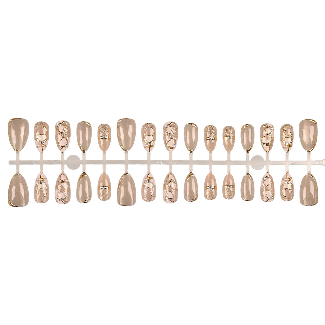 Elegantes Press-On Nageldesign-Set