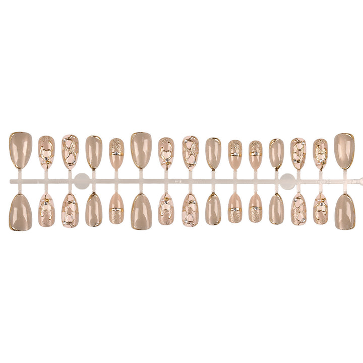 Elegantes Press-On Nageldesign-Set