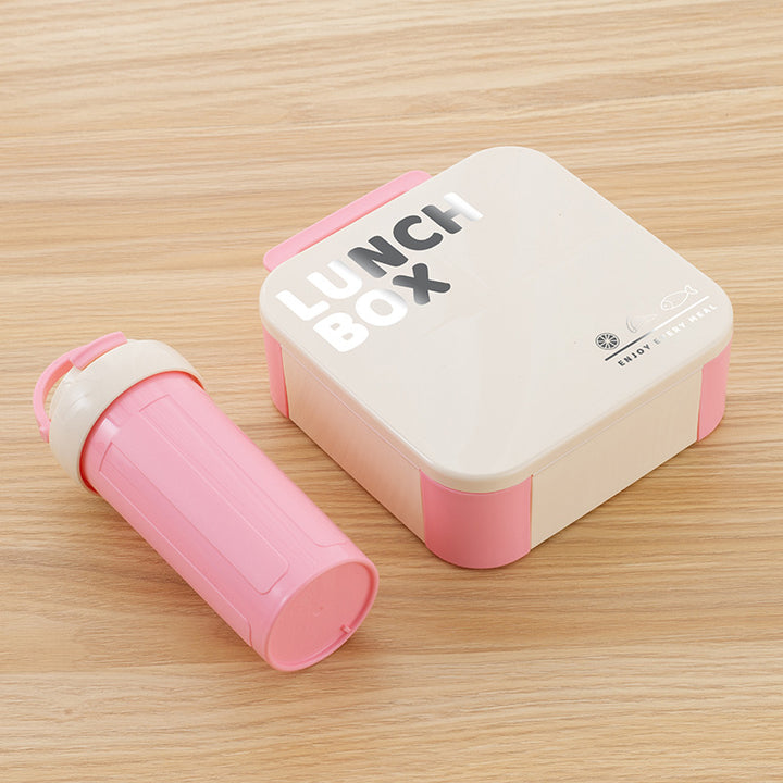 Isolierte Lunchbox-Set mit Wasserflasche