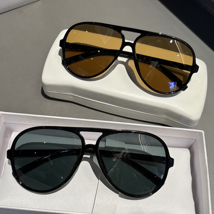 Retro-Pilot-Stil-Sonnenbrille Karnz