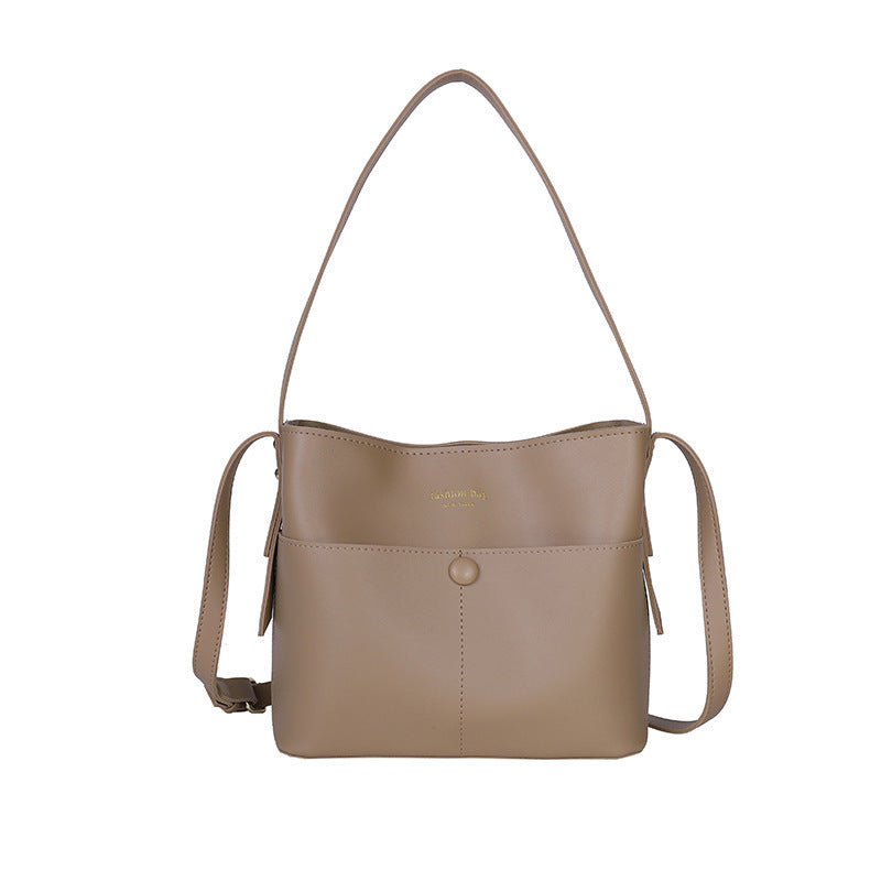 Minimalistische Leder Schultertasche