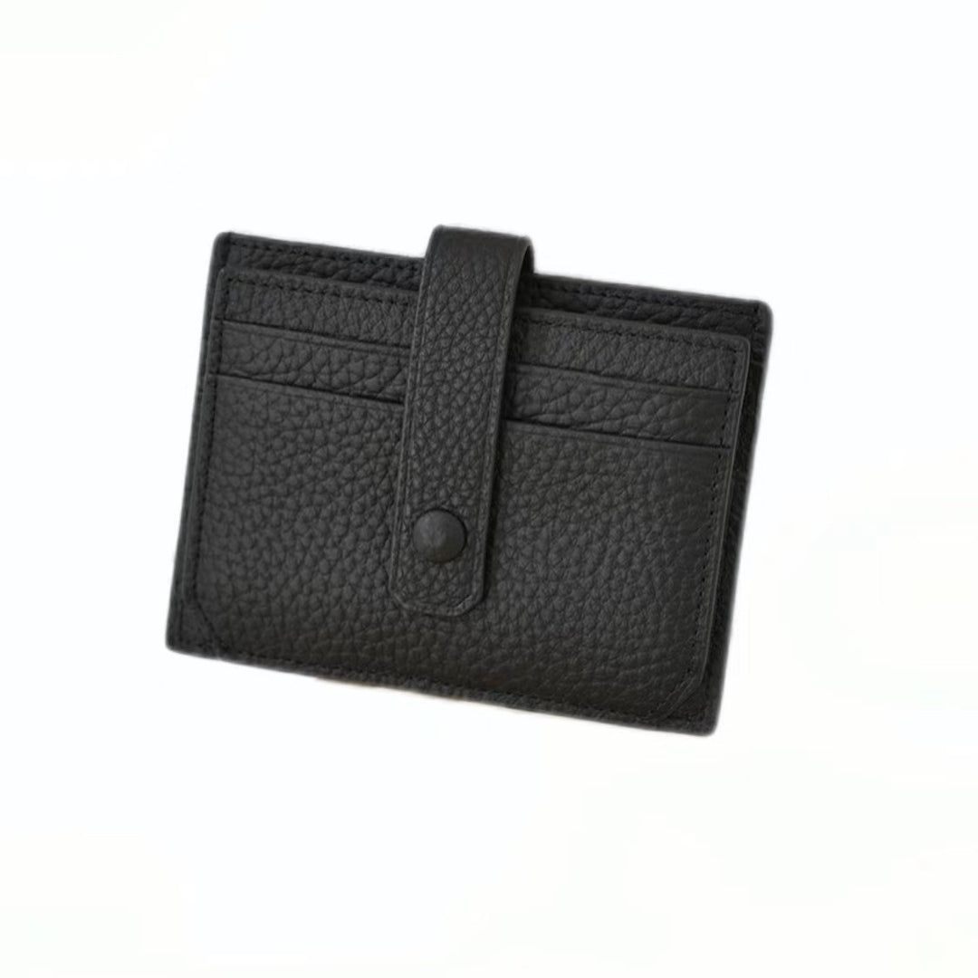 Texturierter Leder-Kartenhalter Karnz
