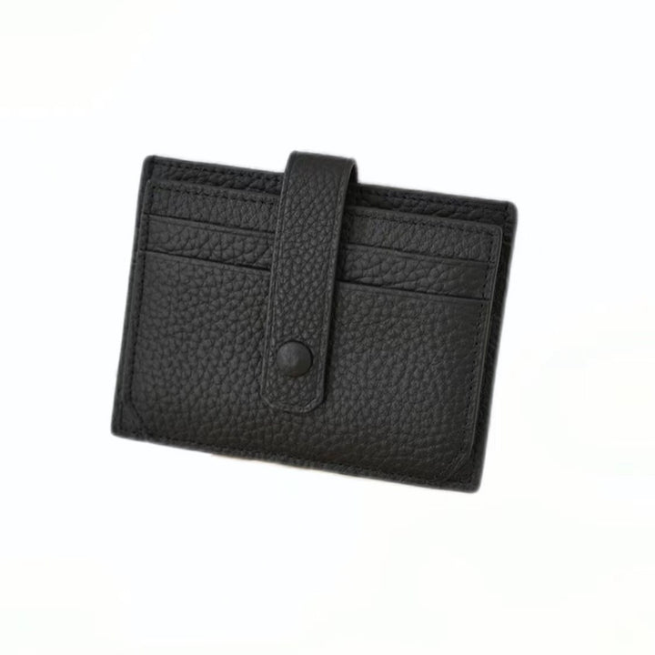 Texturierter Leder-Kartenhalter Karnz