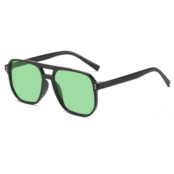 Stylische Breite-Rahmen-Sonnenbrille Karnz