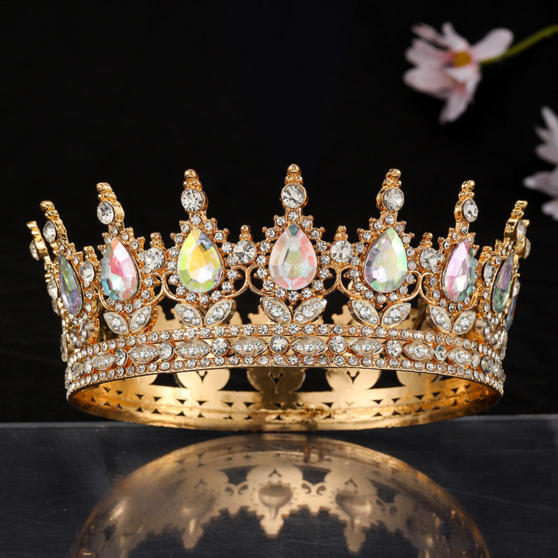 Damen Krone mit eleganten Edelsteinen Karnz