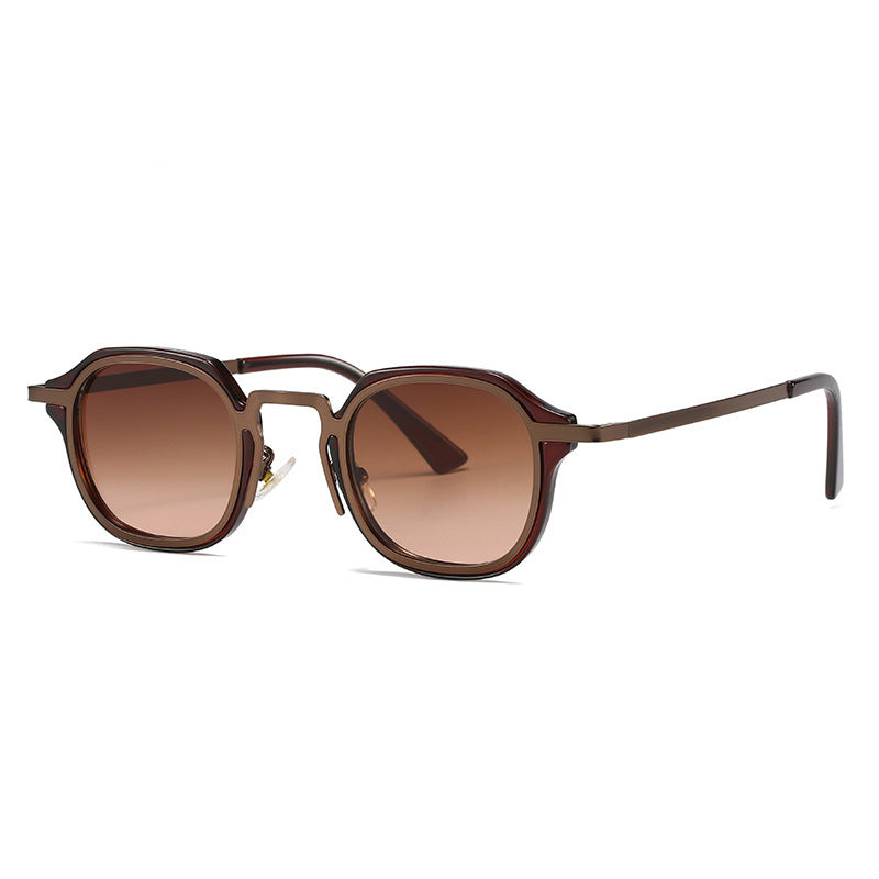 Damen modische Sonnenbrille mit markantem Design und UV-Schutz Karnz