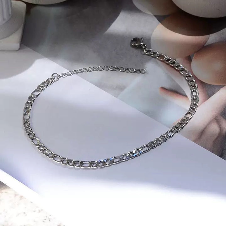 Elegante Gliederkette Fußkettchen Karnz
