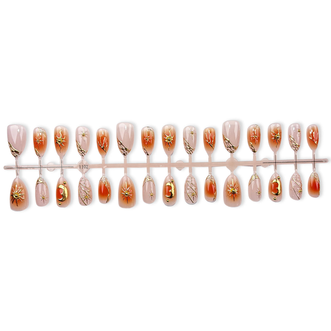 Dekoratives Press-On Nagelkunstset 1790746065