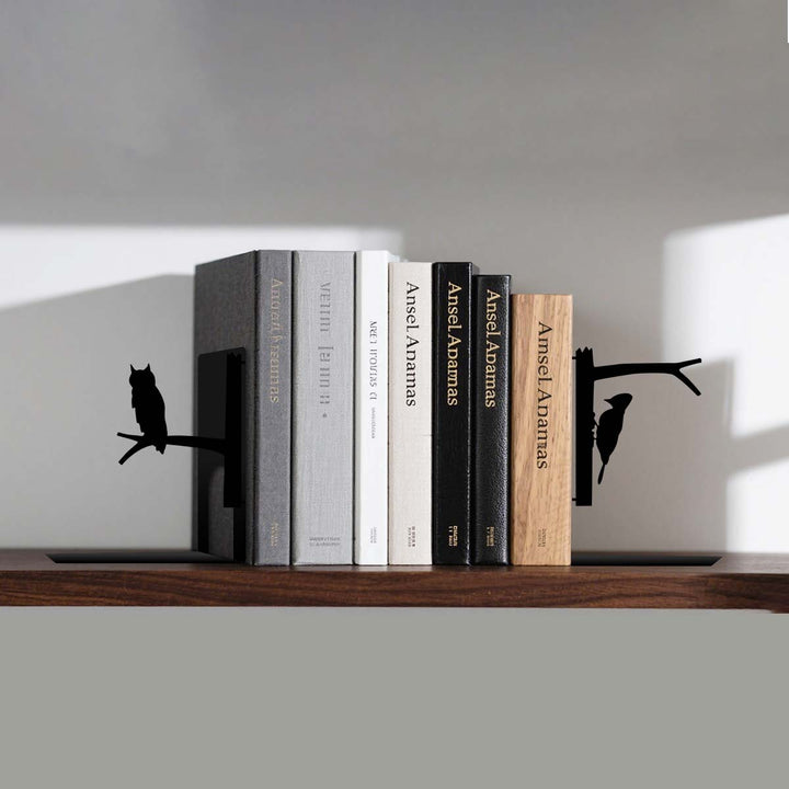 Dekorative vogelthematische Buchstützen