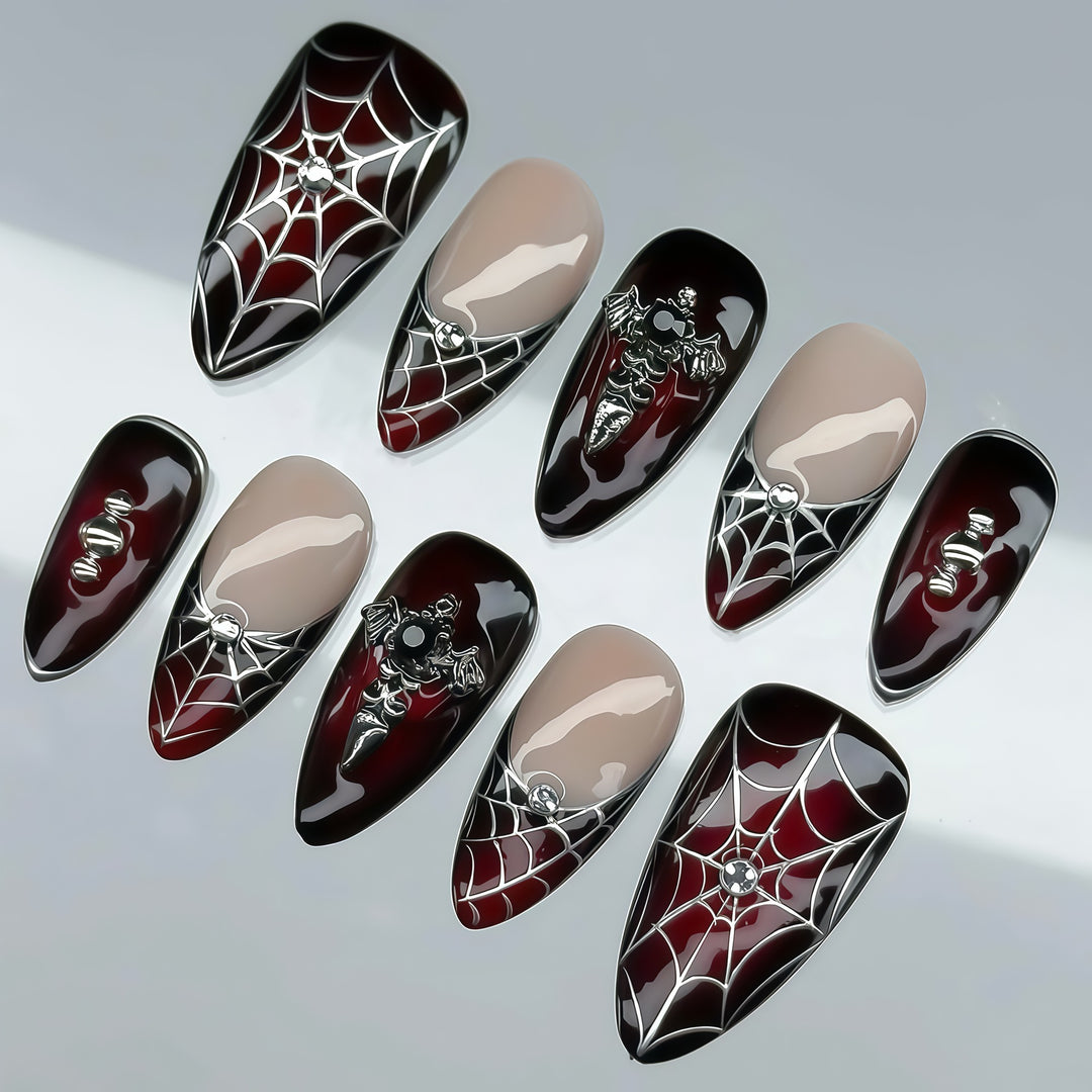 Gothic-Themen Press-On Nagelset