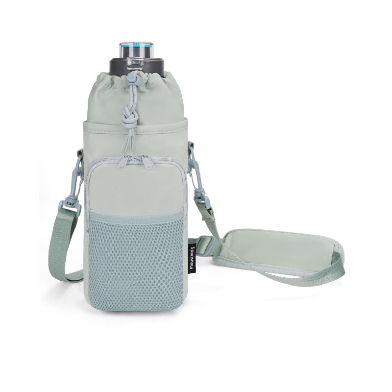 Unisex Wasserflasche mit tragbarem Netzbeutel Karnz