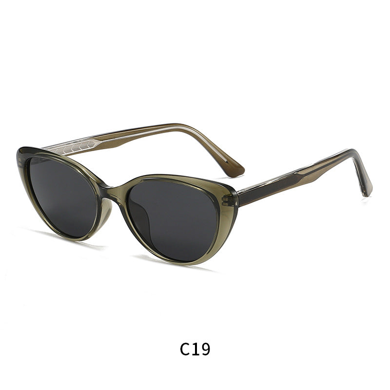 Damen Cat-Eye Sonnenbrille mit luxuriösen, getönten Gläsern und stilvollem Rahmen Karnz