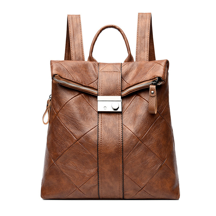 Chic Texturierter Rucksack Karnz
