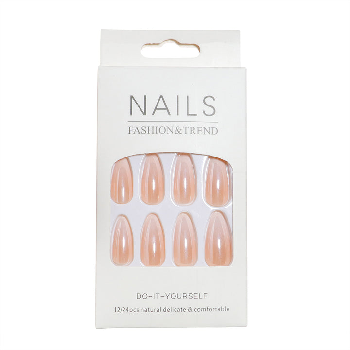 DIY Natürlicher Finish Press-On Nail Set Karnz 1787225130