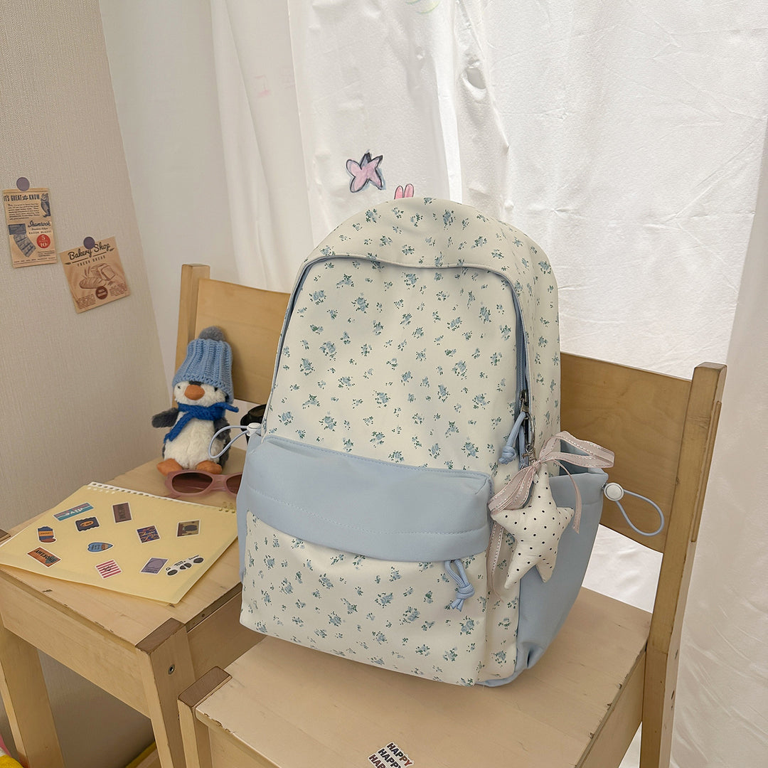 Blumenmuster Casual Rucksack Karnz