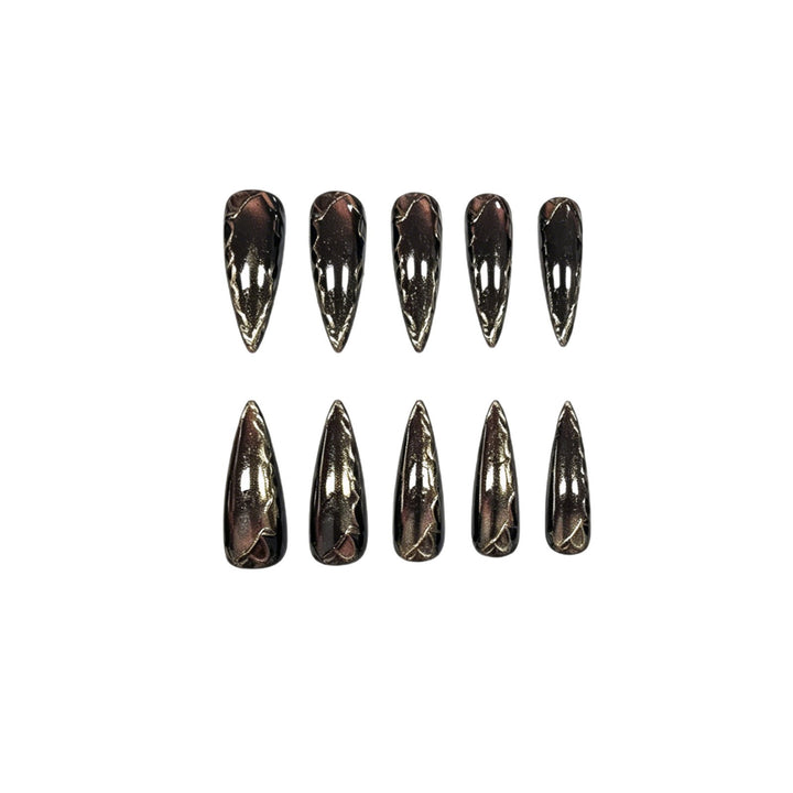 Elegante Stiletto-Nagelverlängerungen Karnz