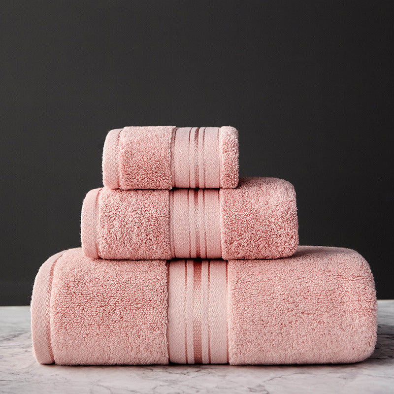 Premium ägyptisches Baumwoll-Bade- und Handtuchset Dick Ultra-absorbierend Plüsch