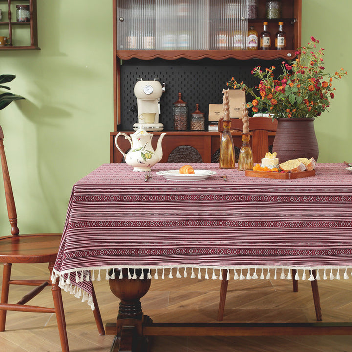 Elegante geometrische Muster Tischdecke