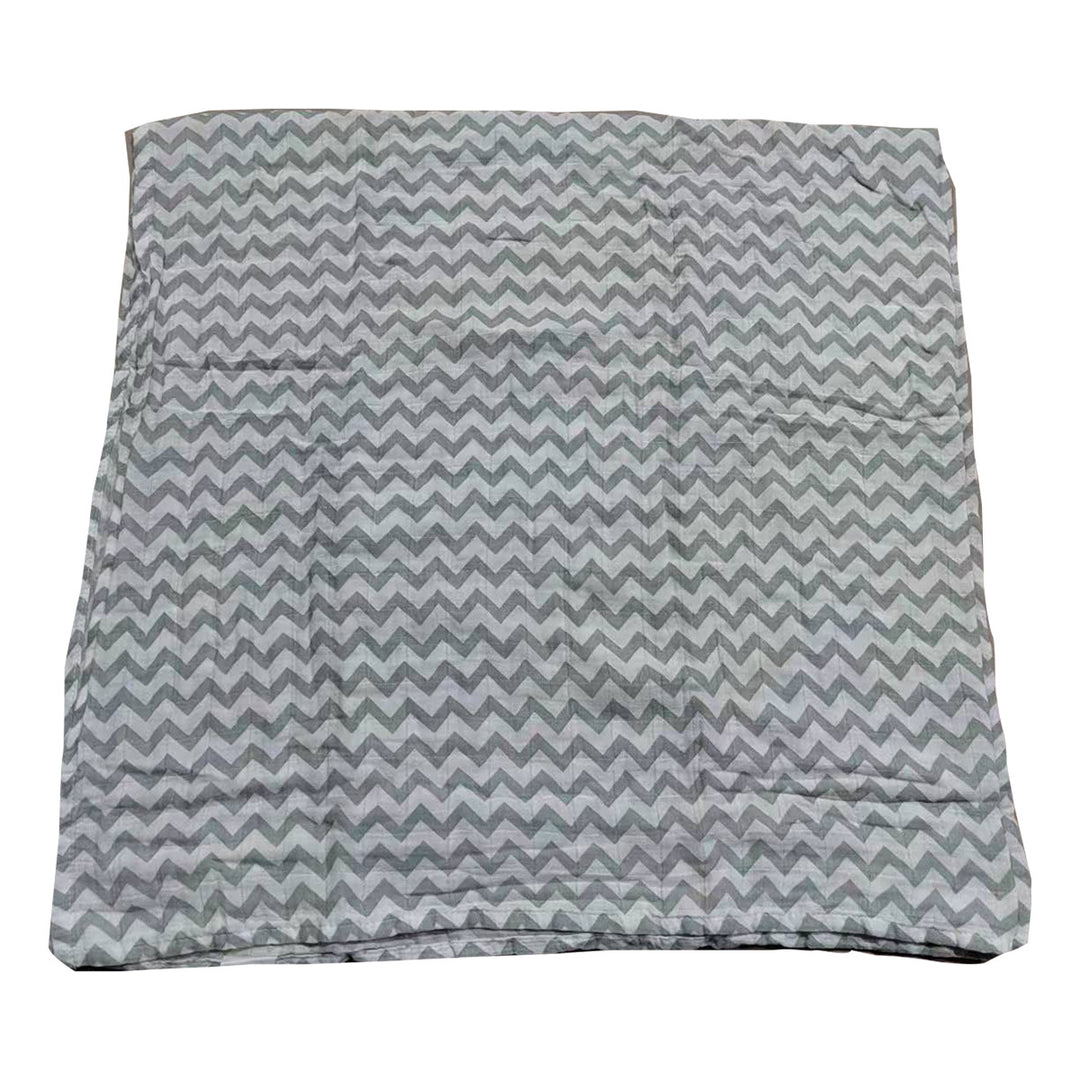 Baumwoll-Musselin Babydecke mit Herzmuster Karnz