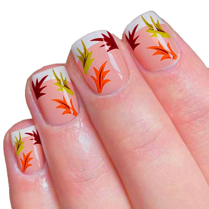 Künstlerische florale Nagelkunst Designs Karnz