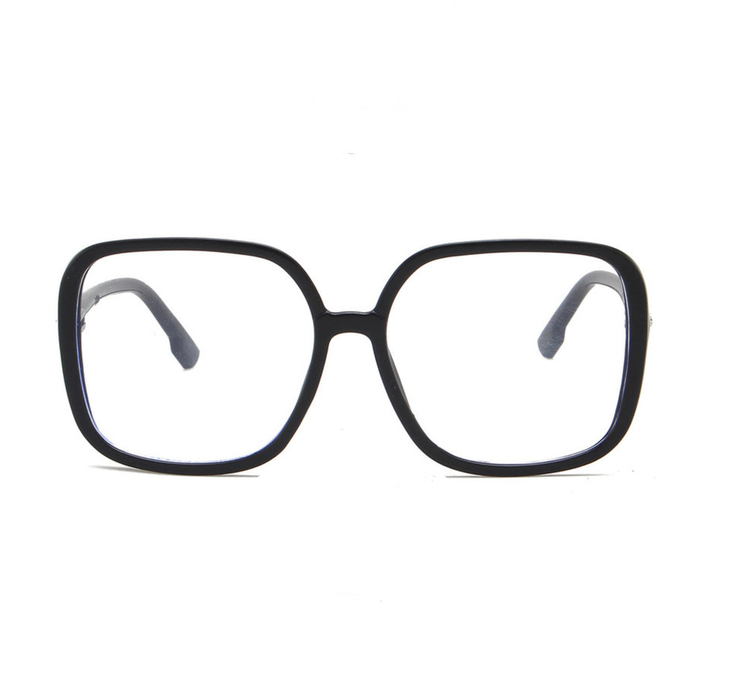 Damen modische klare quadratische Brille Karnz