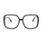 Damen modische klare quadratische Brille Karnz