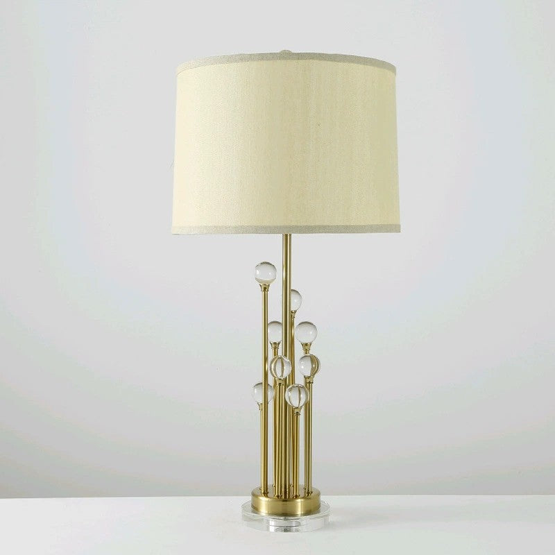 Elegante Tischlampe mit einzigartigem skulpturalem Fuß