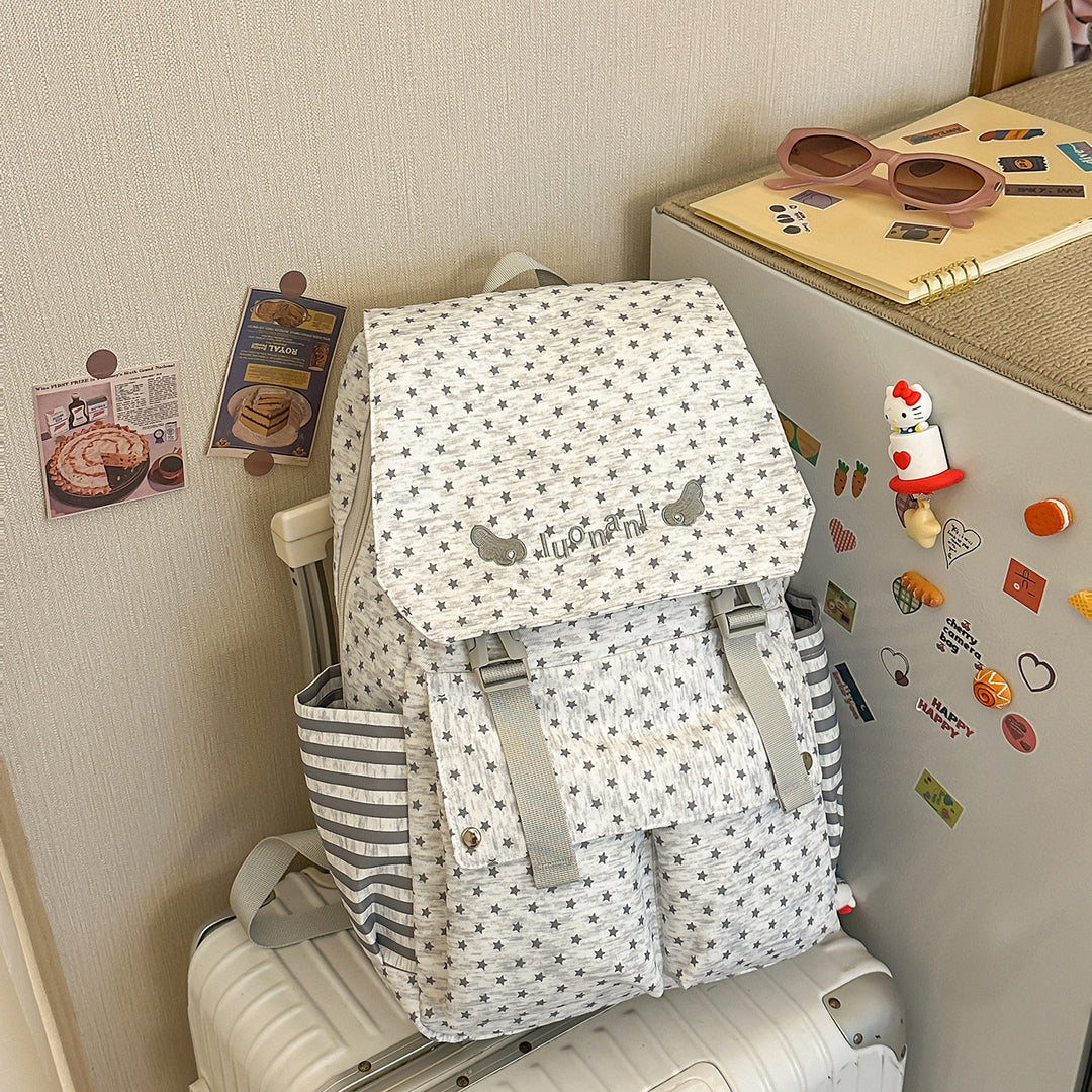 Charmante Stern-Beschmückte Freizeit-Rucksack Karnz