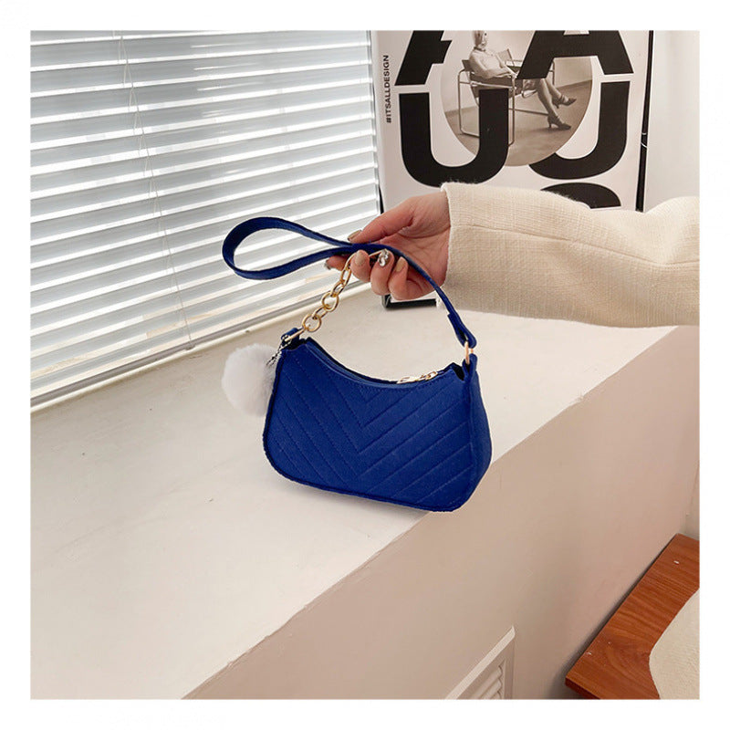 WoStylish Kunstfell Mini Handtasche Karnz