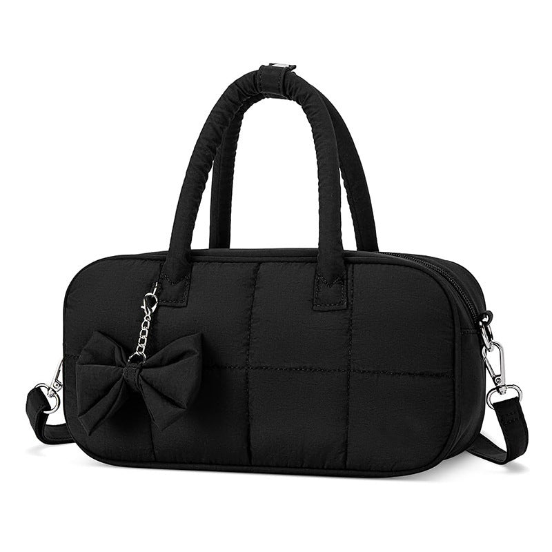 Gepolsterte Handtasche mit Modischem Schleifendetail Karnz