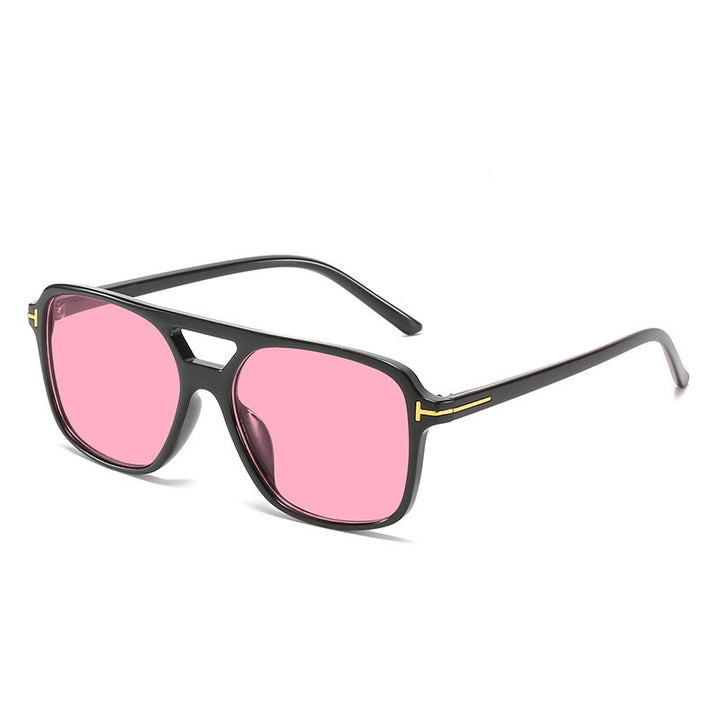 Damen Designer-Sonnenbrille mit markantem Geometrie-Design Karnz