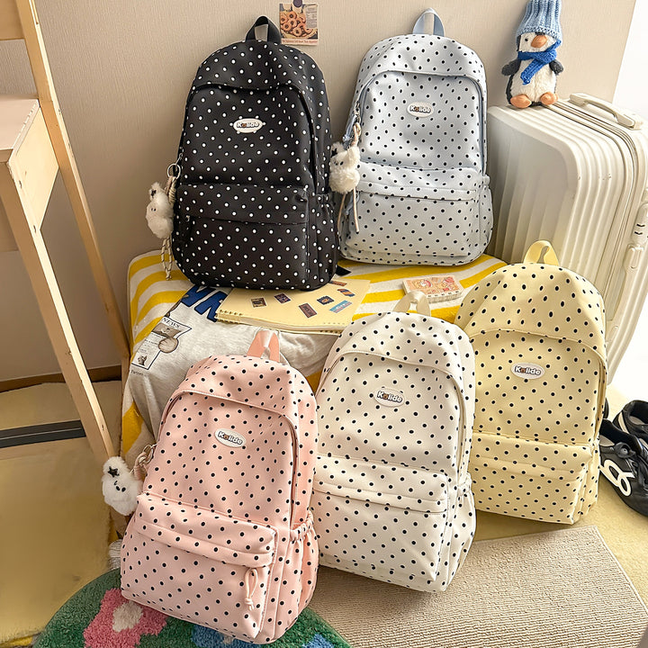 Stilvolle Punktmuster Leichte Rucksack Karnz