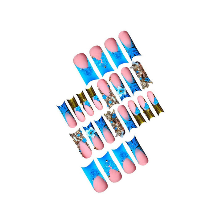Dekorative Acryl-Nagelverlängerungen Karnz