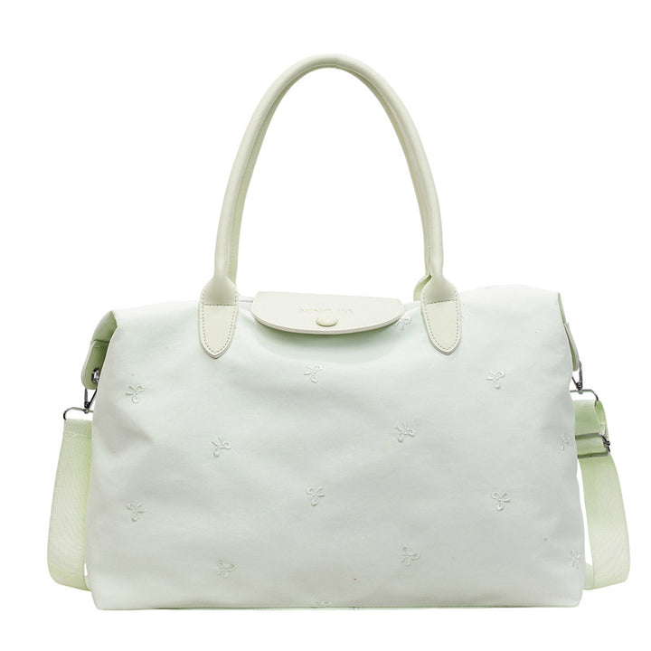 Stylische bestickte Reisetasche für das Wochenende