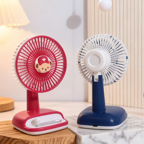 Damen Tragbarer Tischventilator mit einstellbarer Neigung und USB-Anschluss Karnz
