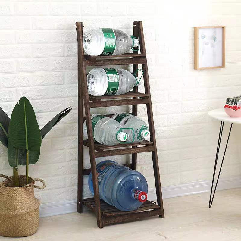 Mehrstufiges Holzleitershelf Karnz