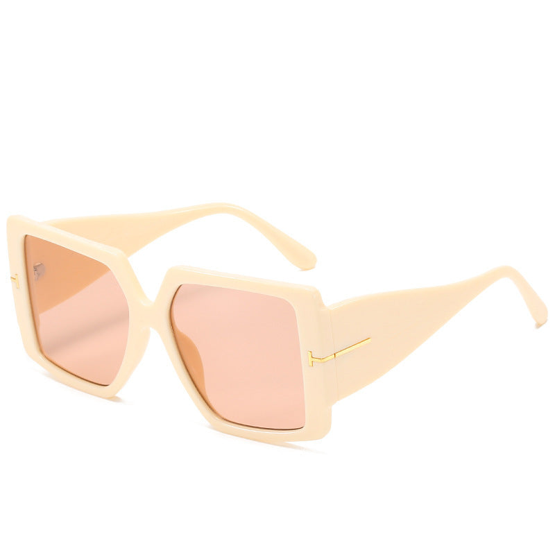 Einzigartige Oversized Geometrische Sonnenbrille Karnz
