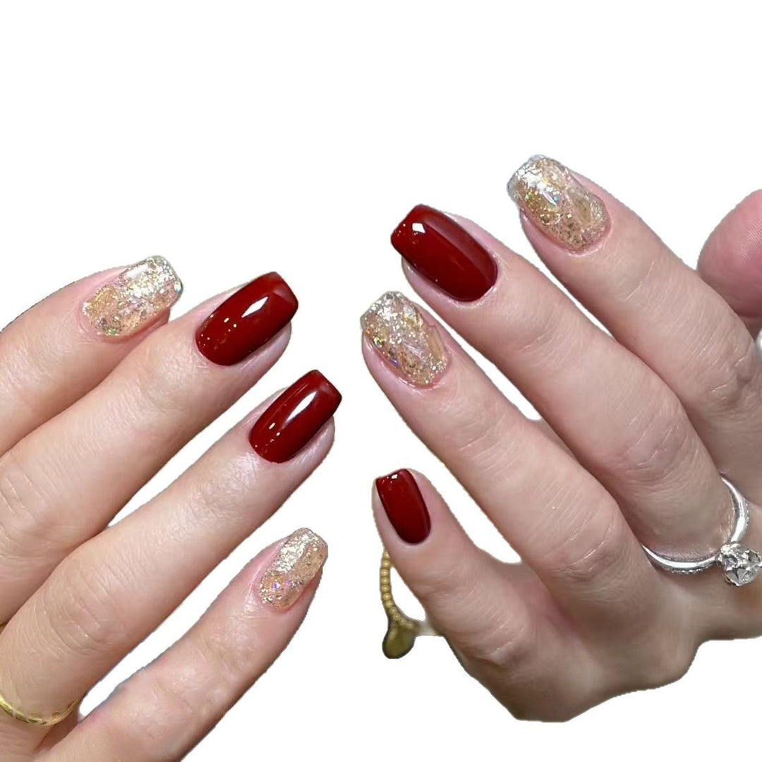 Glitzernde Acryl-Nagelkunst-Verstärkungen Karnz