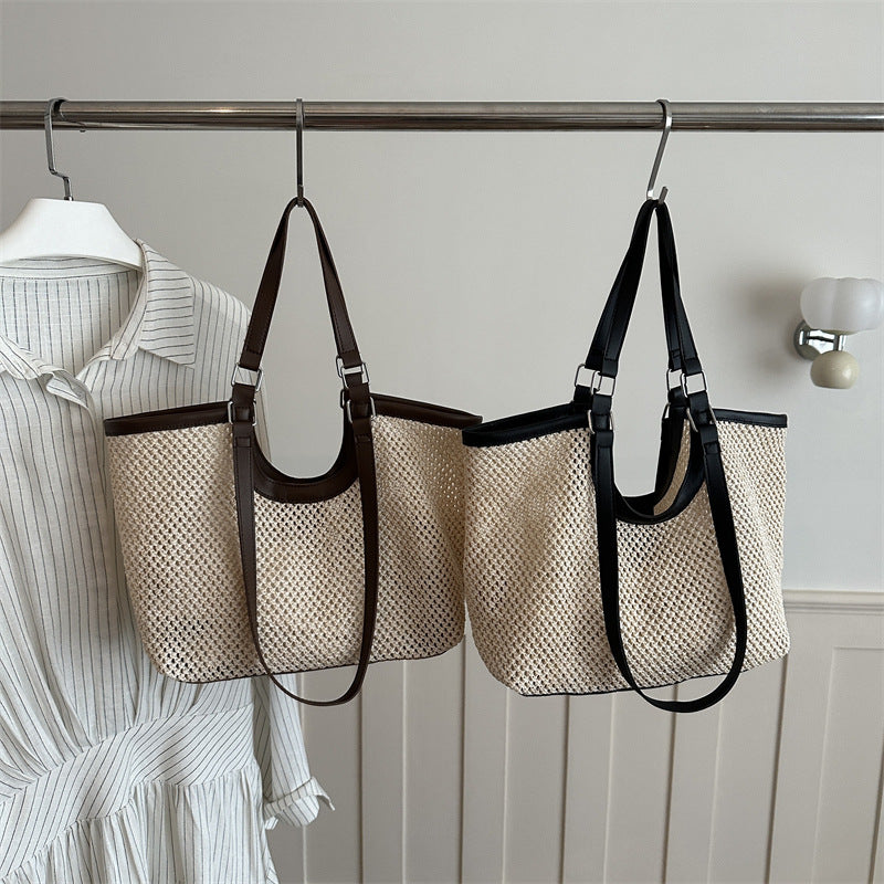 Gewebte Strohtasche