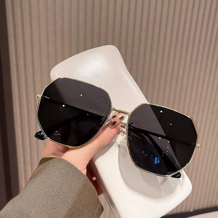 Damen stilvolle Acht-Eck Sonnenbrille Karnz