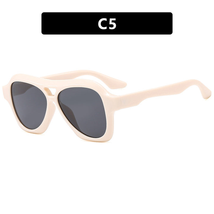 Damen modische Sonnenbrille mit einzigartigem Design und schützendem UV-Filter Karnz