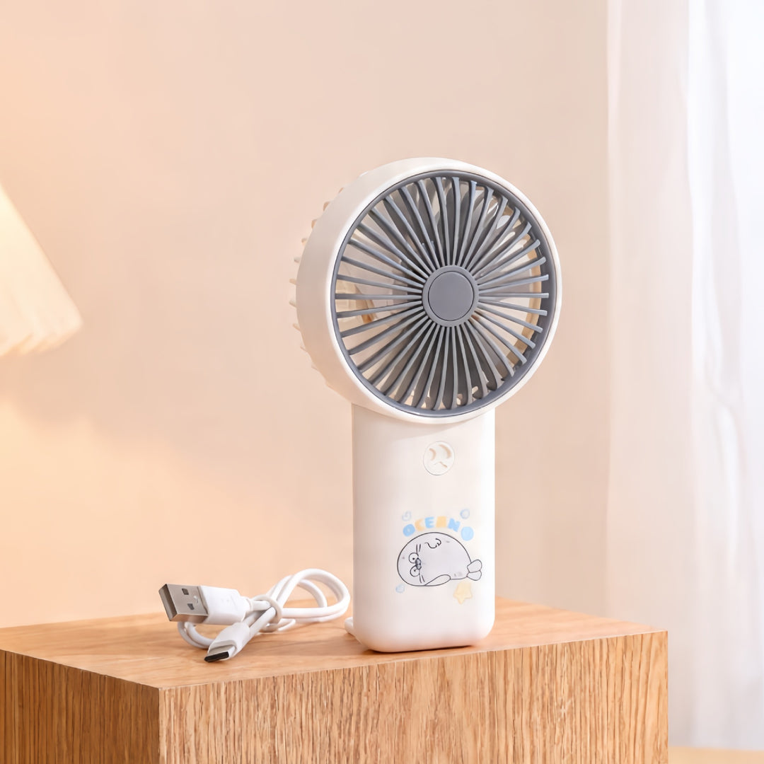 Damen Tragbarer Handventilator mit Kinderfreundlichem Design Karnz
