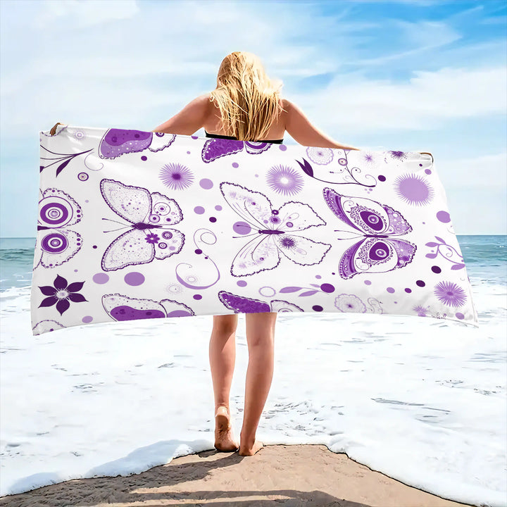 Luxuriöses Übergroßes Strandtuch Karnz