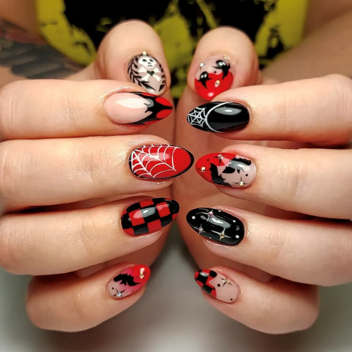 Halloween-Themen 3D Nagelkunst Erweiterungen Karnz 1789713348